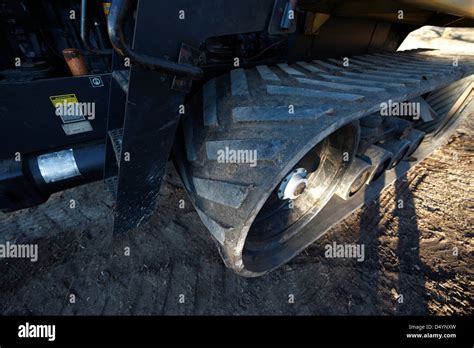 Track on a crawler Stock Photo - Alamy