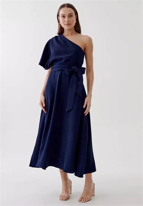 Buy Tussah Abegail Midi Dress Online Zalora Malaysia