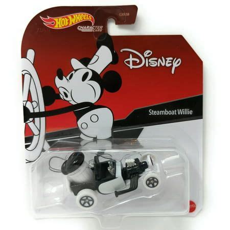 Hot Wheels Character Cars Disney Steamboat Willie Scale Vehicle Walmart Hot Wheels