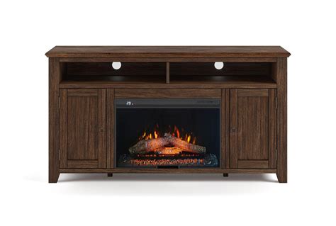 Briceburg 60" Fireplace Rustic TV Stand | Living Spaces