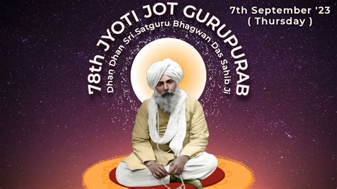 Live Sep Th Jyoti Jot Gurpurab Dhan Dhan Sri Satguru