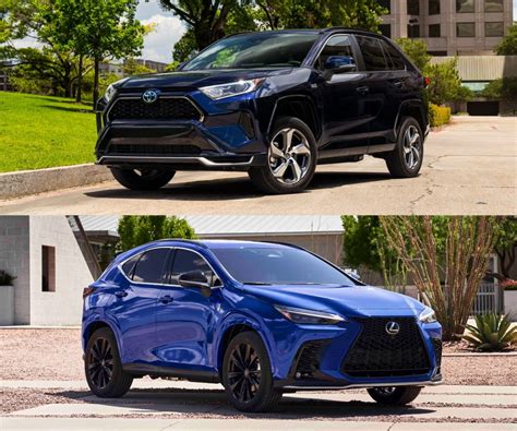 Toyota Rav4 Prime Vs Lexus Nx 450h Is The Luxury Worth The Price