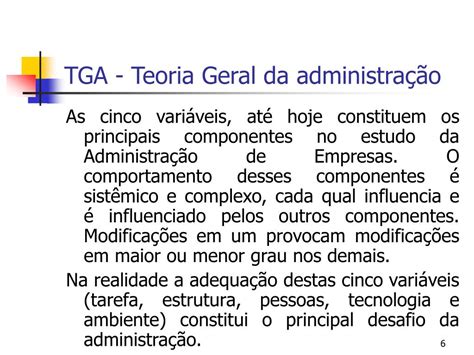 PPT Teoria Geral da Administração PowerPoint Presentation free