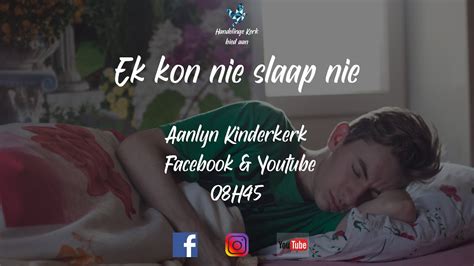 Handelinge Aanlyn Ek Kon Nie Slaap Nie Kinderkerk YouTube