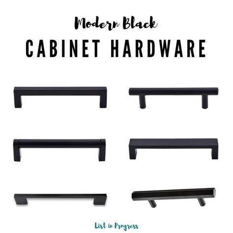 6 Black Cabinet Hardware Ideas | Black cabinet hardware, Black cabinets ...