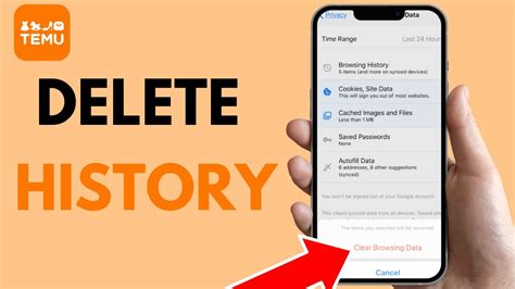 How To Delete Order History On Temu Easy Method Youtube