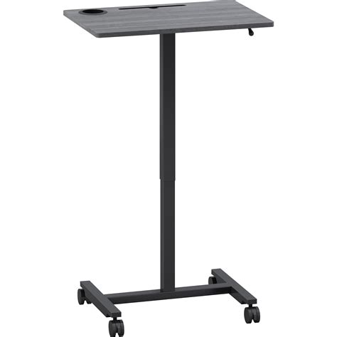 Llr 84837 Lorell Height Adjustable Mobile Desk Lorell Furniture