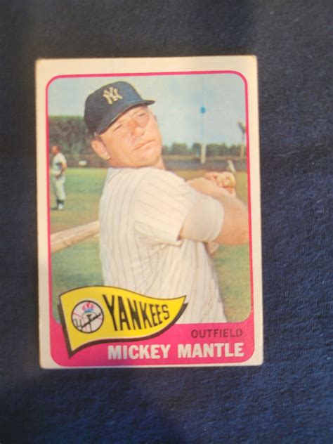 Topps Mickey Mantle Ebay