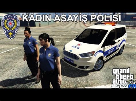 GTA 5 POLİS MODU ASAYİŞ KADIN FORD COURİER AHLAK OPERASYONU LSPDFR