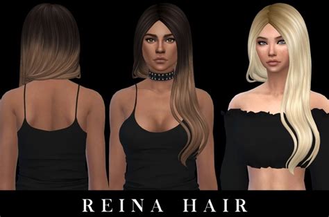 Reina Hair - Sims 4 Hair