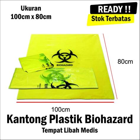 Jual Plastik Kantong Sampah Biohazard Limbah Medis Uk X Cm Jual