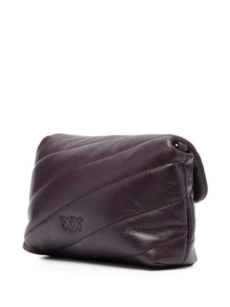 PINKO Love Birds Quilted Shoulder Bag Farfetch