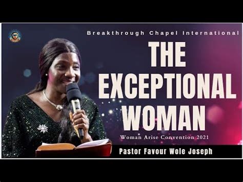 The Exceptional Woman Part 1 Pastor Favour Wole Joseph YouTube