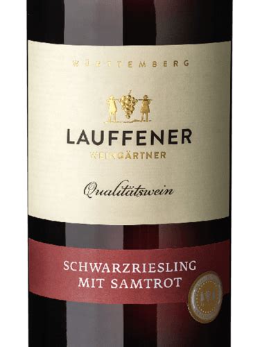 Lauffener Schwarzriesling Samtrot Vivino United States