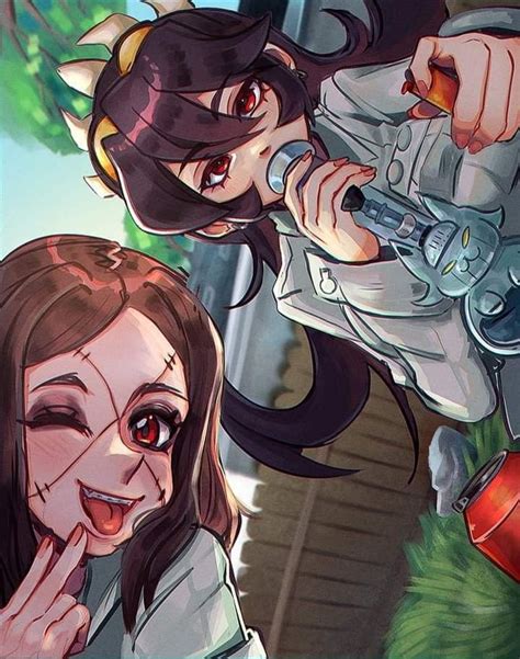 Fukua And Carol Skullgirls En Arte De Bits Dibujos Dibujos