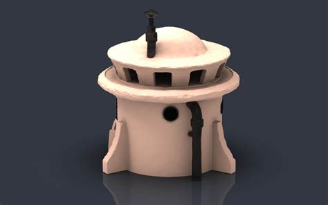 Star Wars Tatooine Buildings Legion - 3D Model by Thomas_125