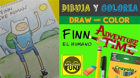 Como Dibujar Y Colorear A Finn De Hora De Aventura How To Draw And