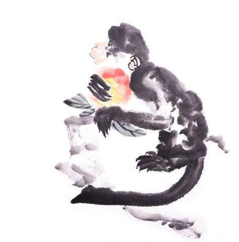 1,591 Chinese Monkey Painting Images, Stock Photos, 3D objects ...