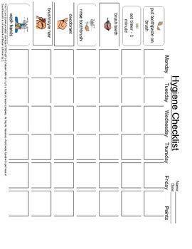 Personal Hygiene Chart For Adults - Minga