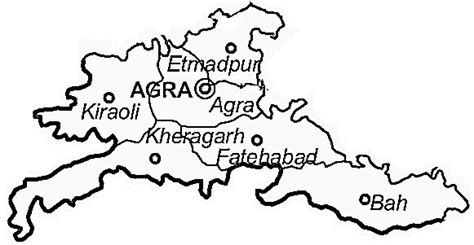 Agra District | Agra District Map