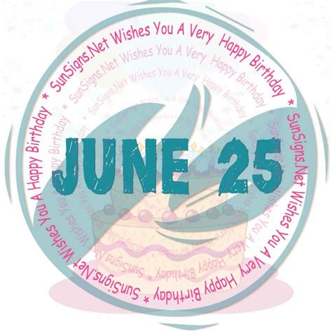 June 25 Zodiac is Cancer, Birthdays and Horoscope - SunSigns.Net