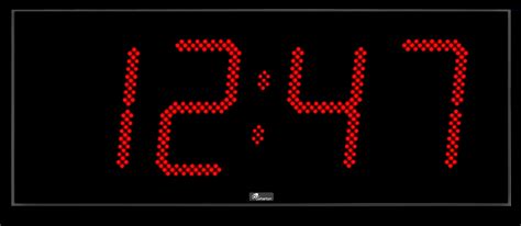 4200x.220 Large Digital Clocks with 220mm digits - Wharton Electronics