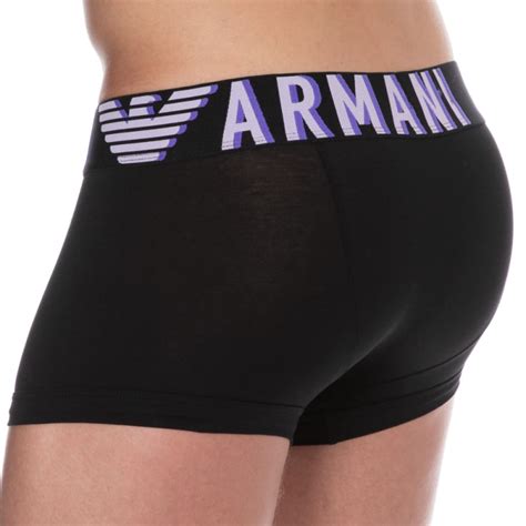 Emporio Armani Megalogo Cotton Boxer Briefs Black Inderwear