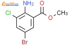 2 氨基 5 溴 3 氯苯甲酸甲酯 Methyl 2 amino 5 bromo 3 chlorobenzoate 101080 26 6