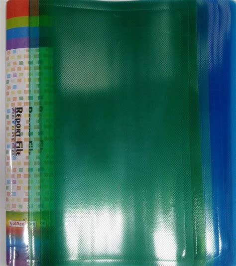 Golden Polypropylene Plastic Report File For Collage Offices At Rs 8