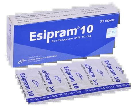 Buy Esipram 10 Tablet View Uses Price Side Effects Dosage Osudpotro