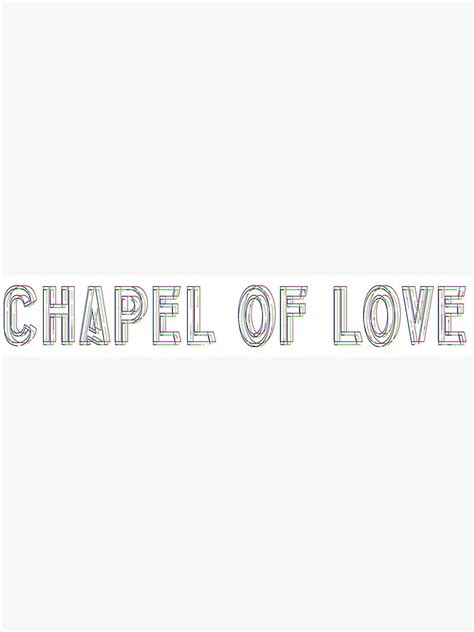 "Chapel Love - Retro Music Song Tittle Neon Art" Poster for Sale by ...