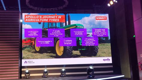 Highlight From Apolo Tyres Launched Virat Farm Tyres