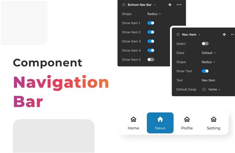 Navigation Bar Mobile Figma Community