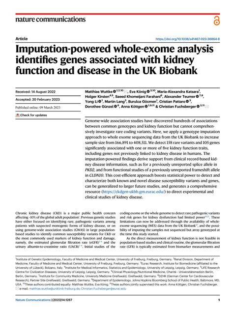 PDF Imputation Powered Whole Exome Analysis Identifies Genes