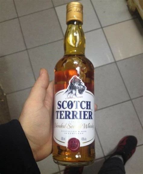 Создать мем "виски купажированный"scotch terrier(скотч терьер)" 0,5л 40 ...