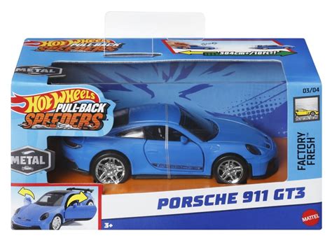 Hot Wheels Masinuta Metalica Cu Sistem Pull Back Porsche Gt Scara Masinute Si
