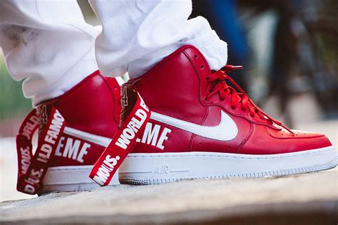 Supreme x Nike Air Force 1 High - Release Date - SneakerNews.com