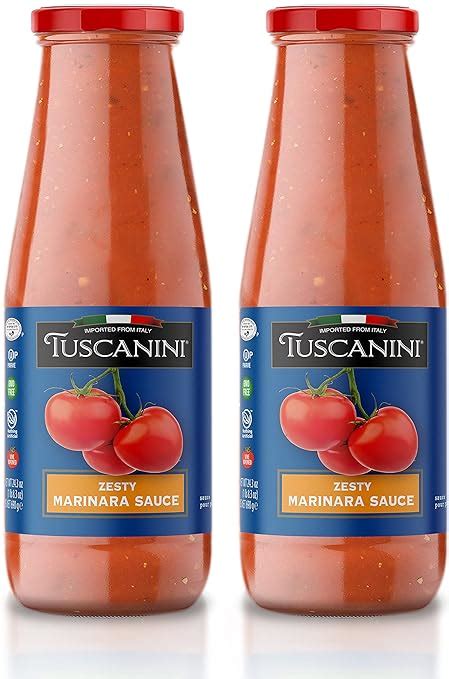 Amazon Tuscanini Zesty Italian Marinara Sauce Oz Pack