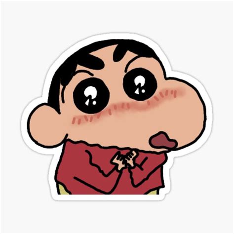 Cute Shinchan Sticker For Sale By Rutujaher Redbubble