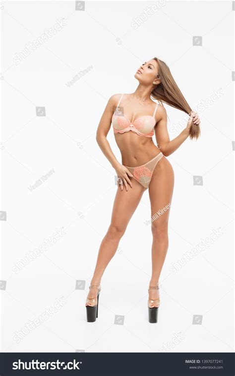 Attractive Sensual Woman Lingerie High Heels Stock Photo Shutterstock
