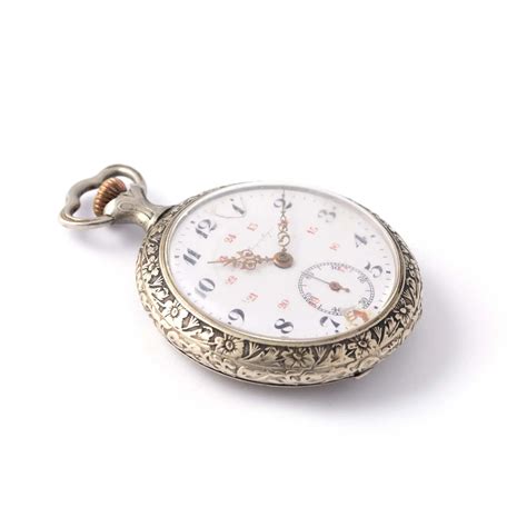 Antique Silver Pocket Watch Early Th Century Watch Museum