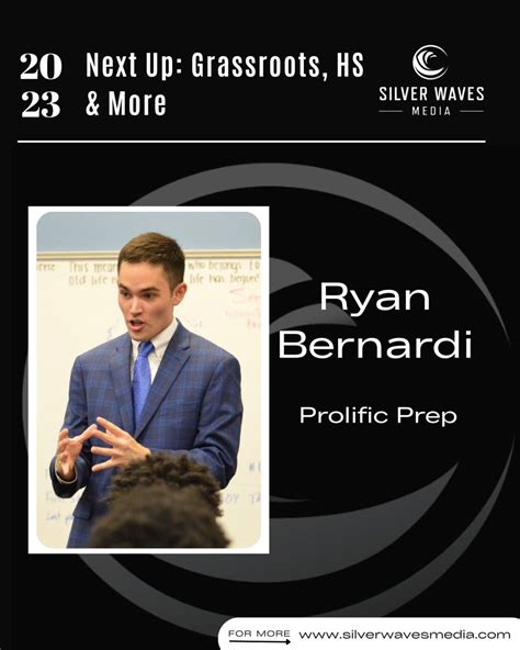 Silver Waves Media On Twitter Congratulations To Ryan Bernardi Of