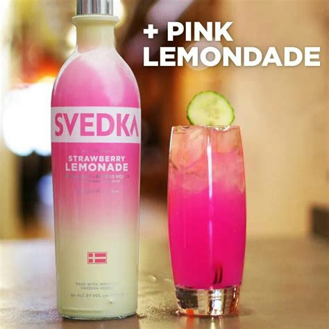 Svedka Strwberry Lemonade Pink Lemonade Svedka Drinks Cocktail