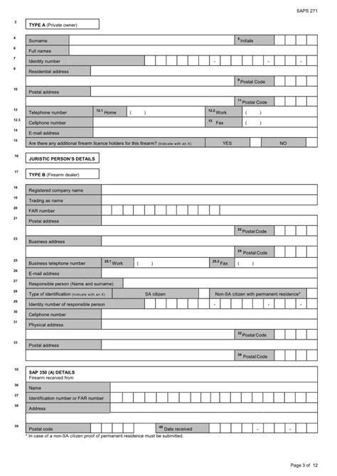 Saps 271 Application Form ≡ Fill Out Printable PDF Forms Online