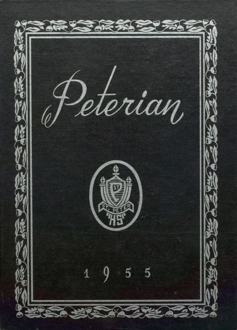 1955 yearbook from St. Peter High School from St. peter, Minnesota for sale