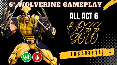 The Most Wanted Champion Is Here 6 Wolverine Gameplay Godly Regen Marvel Contest Of