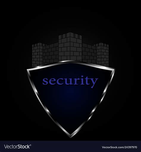 Logo for security safety protection Royalty Free Vector