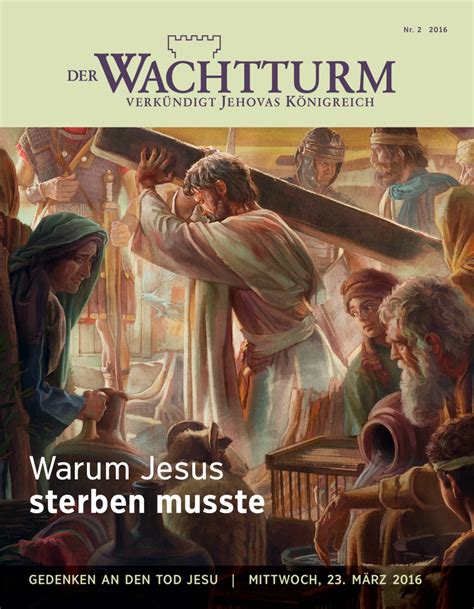 Warum Jesus Sterben Musste Wachtturm Online Bibliothek