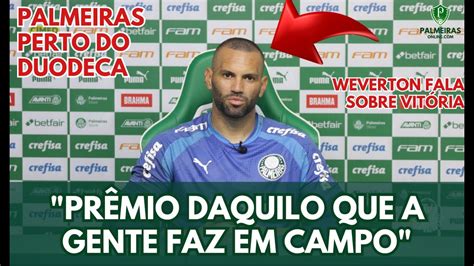 Perto Do T Tulo Weverton Fala Sobre Vit Ria Contra O Fluminense Youtube