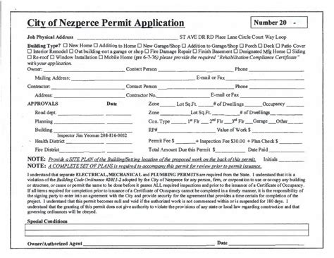 Nc Building Permit Application Form Fill And Sign Printable Template